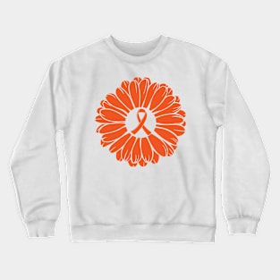 Leukemia Warrior Design Crewneck Sweatshirt